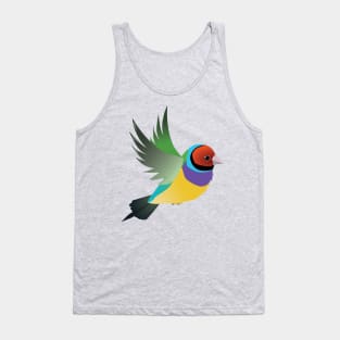 Flying gouldian finch Tank Top